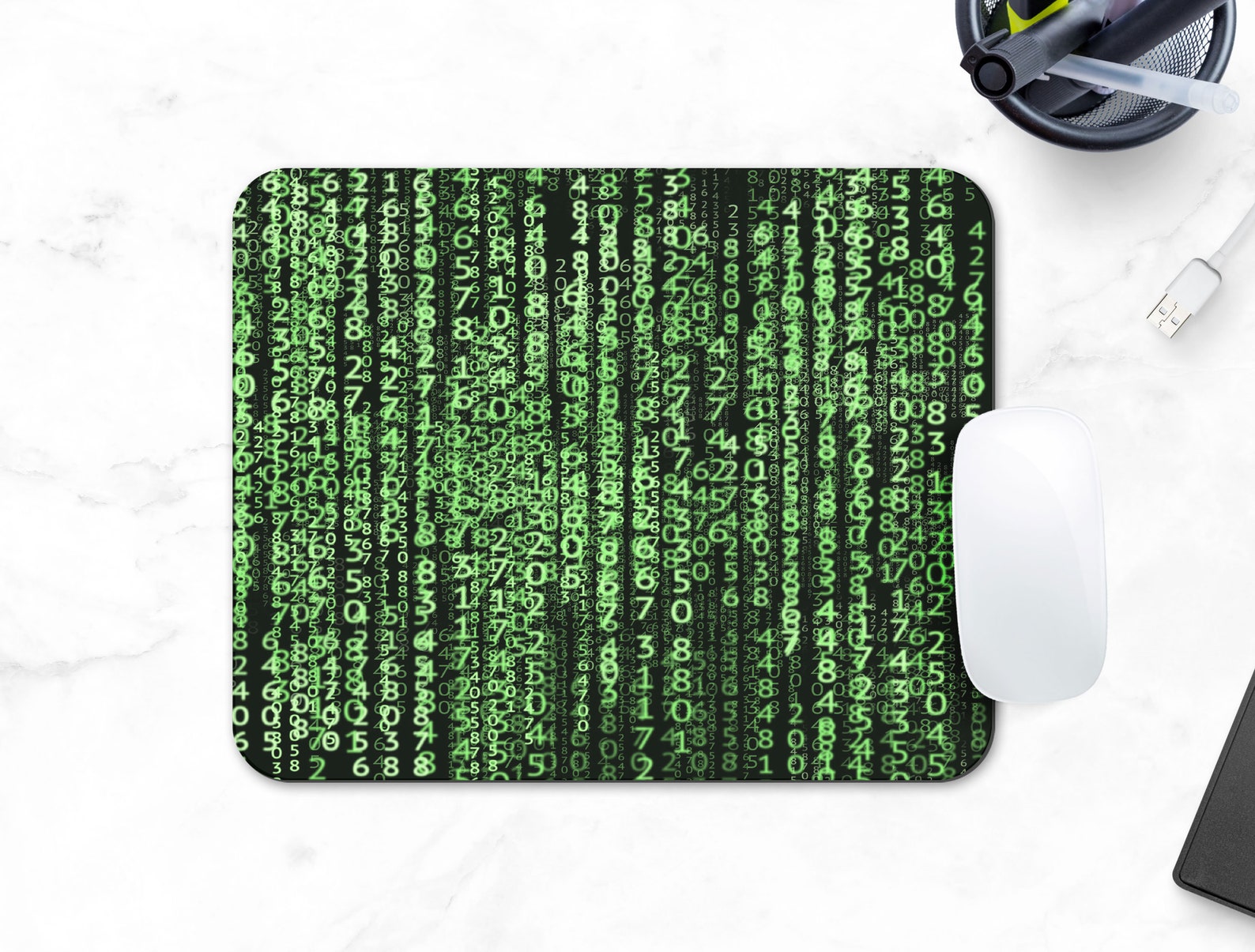 Binary Code Matrix Mousepad Computer Mouse Pad Cadeau pour lui Etsy