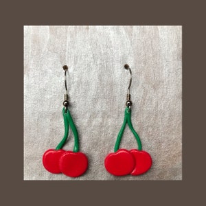 Cherry earrings