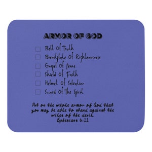 Armor of God Mouse pad