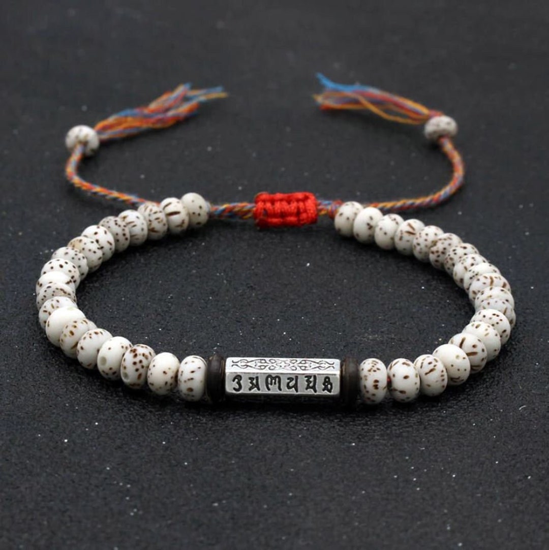 Colorful Tibetan Buddhist Bead Bracelet Etsy