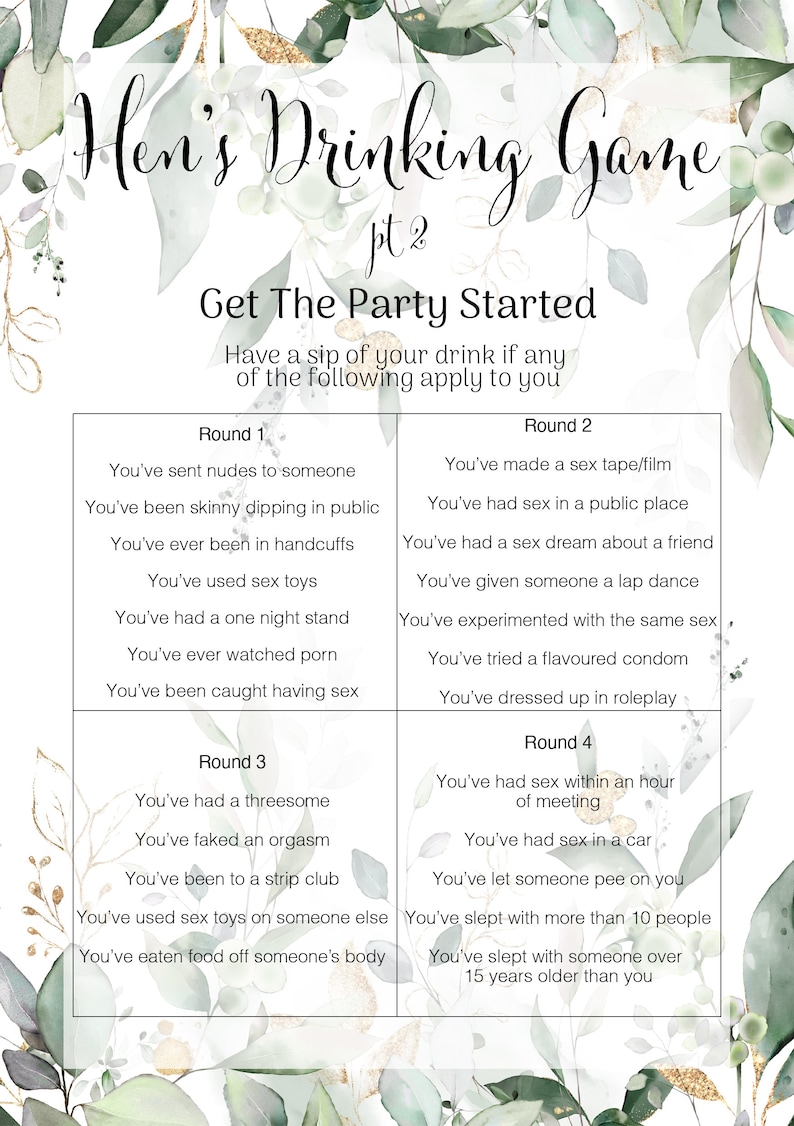 Printable Hen Games Printable Bachelorette Games Instant - Etsy