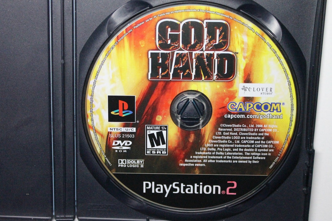 God Hand Playstation 2 PS2 Authentic Video Game Black Label Clean Working Role Playing Game Open