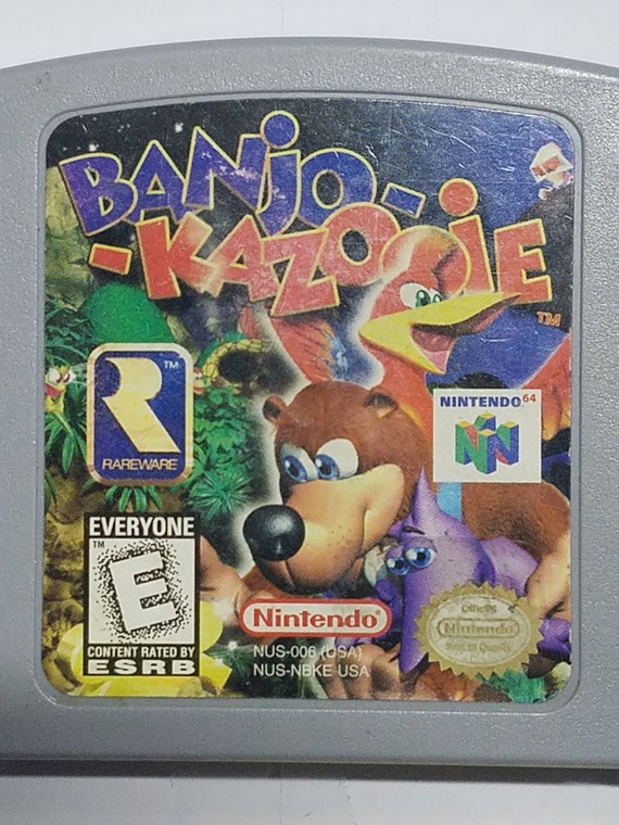 Banjo Kazooie N64 Video Game Nintendo 64 Complete In Box CIB, 1998