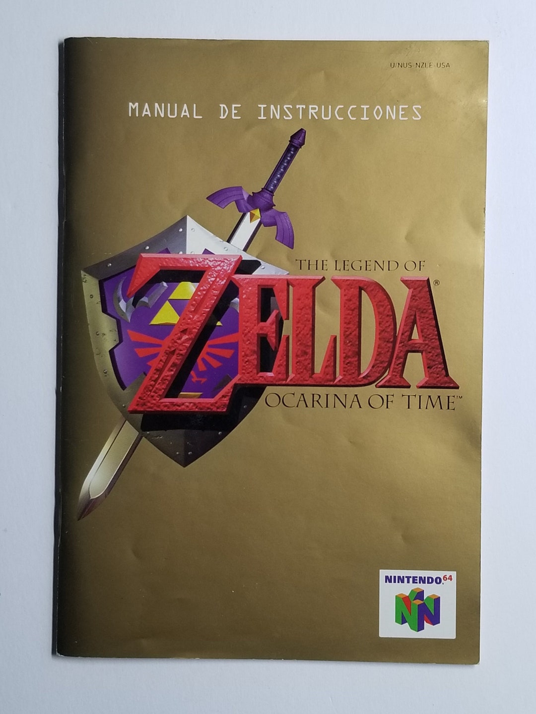 Legend of Zelda Ocarina of Time Authentic SPANISH Manual De