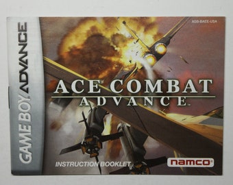 Ace Combat authentic Manual for Nintendo Game Boy Advance (GBA) original instruction