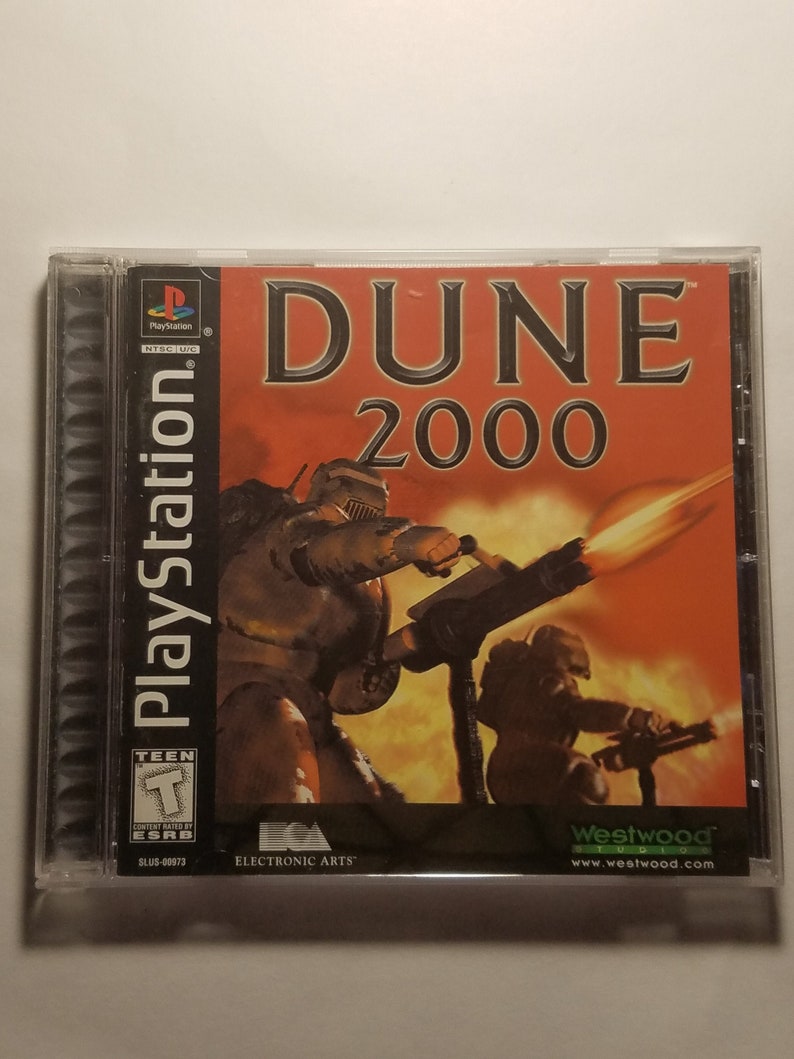 Dune 2000 Game Complete CIB Game Black Label PSX PS1, Sony Playstation image 1