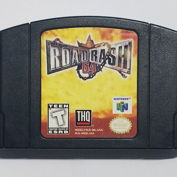 Road Rash 64 game Nintendo 64 (N64) Cartridge