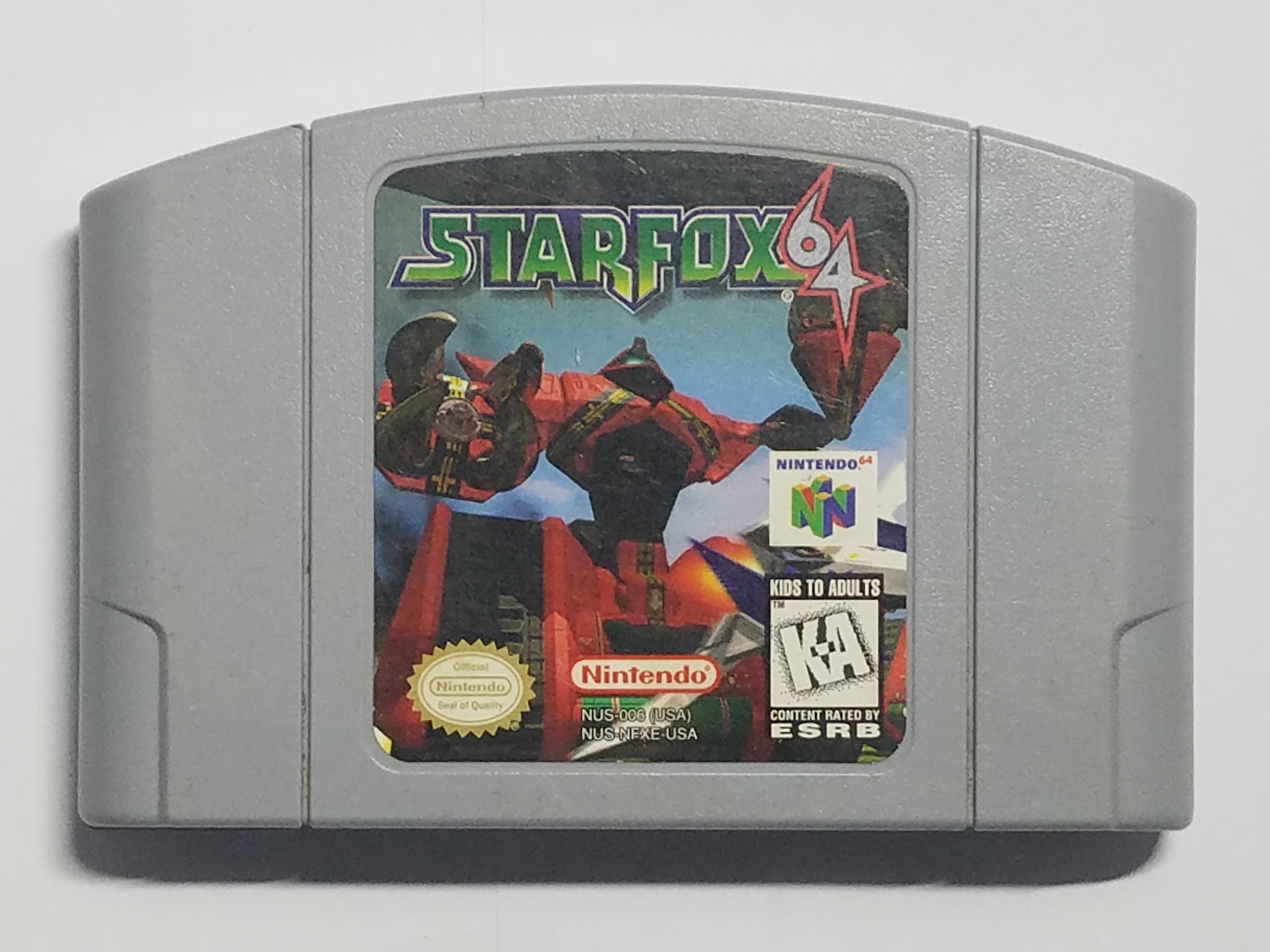 Vintage Starfox 64 Nintendo 64 Tested Works Very Clean N64 