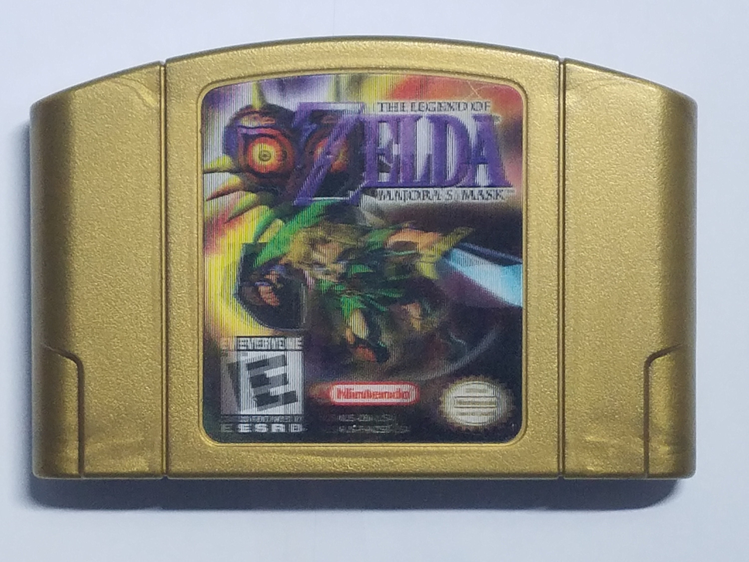 The Legend of Zelda Majora's Mask N64 Nintendo 64 Authentic Gold