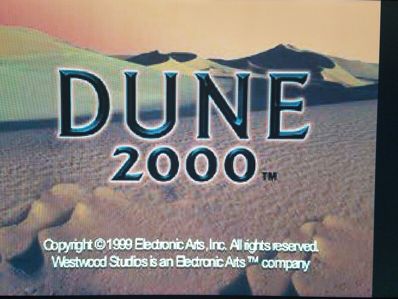 Dune 2000 Game Complete CIB Game Black Label PSX PS1, Sony Playstation image 3