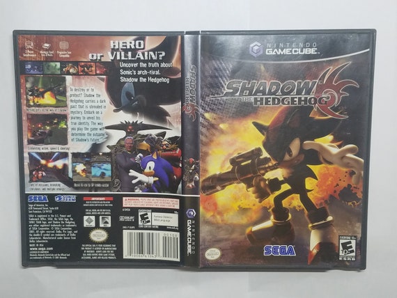 Shadow the Hedgehog Nintendo Gamecube GC Authentic Video 