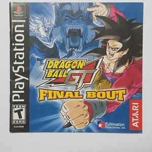 Dragon Ball GT Final Bout Atari Game Complete Black Label Variant PSX PS1, Sony Playstation image 4