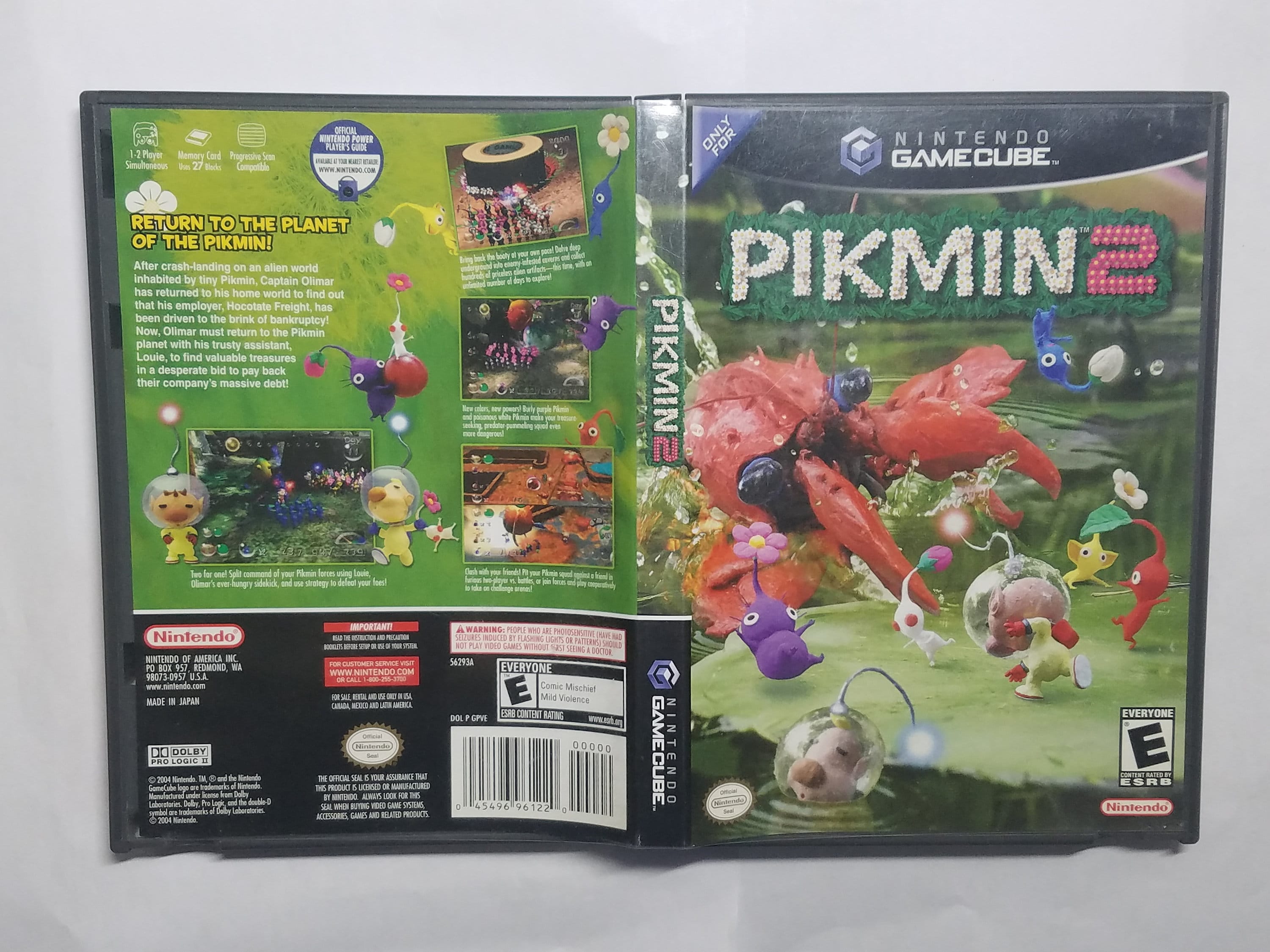 Pikmin 2 Nintendo Gamecube GC Authentic Video Game Complete CIB