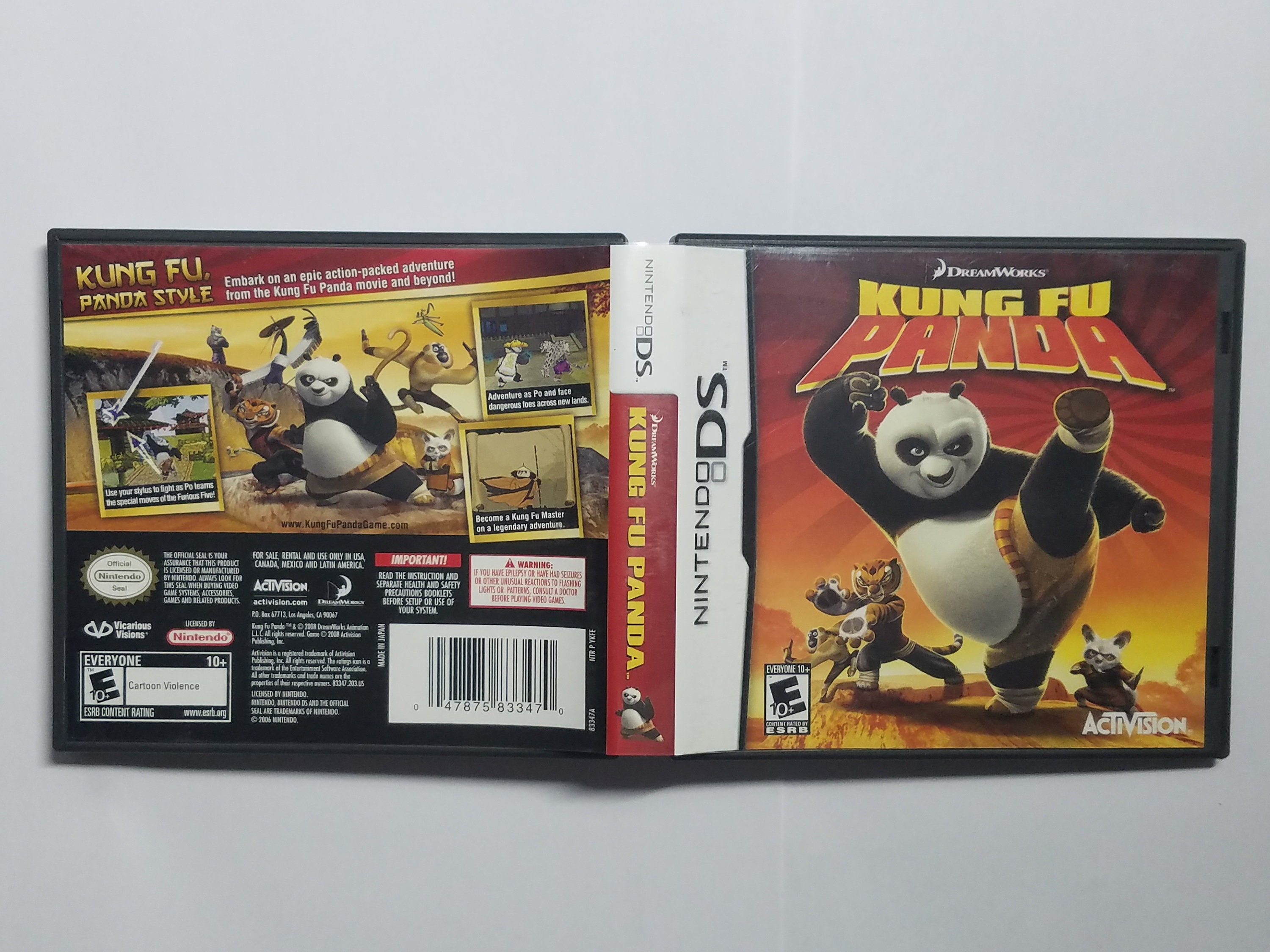 Kung Fu Panda Authentic Clean Game Complete CIB Game Nintendo DS tested and working
