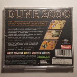 Dune 2000 Game Complete CIB Game Black Label PSX PS1, Sony Playstation image 2