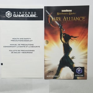 Baldur's Gate Dark Alliance authentic video Game Complete CIB Game cic Black Label Nintendo GameCube GC image 4