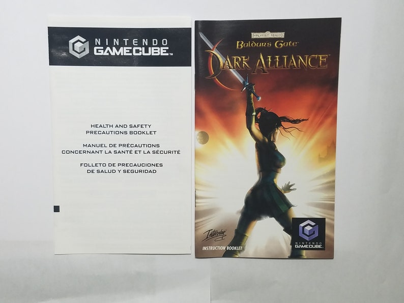 Baldur's Gate Dark Alliance authentic video Game Complete CIB Game cic Black Label Nintendo GameCube GC image 4