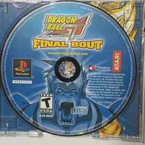 Dragon Ball GT Final Bout Atari Game Complete Black Label Variant PSX PS1, Sony Playstation image 2