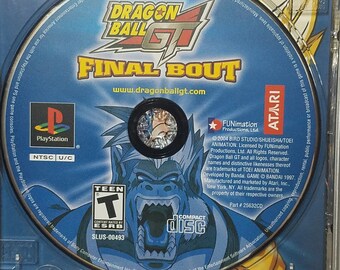 Dragon Ball GT Final Bout Atari Game Complete Black Label 