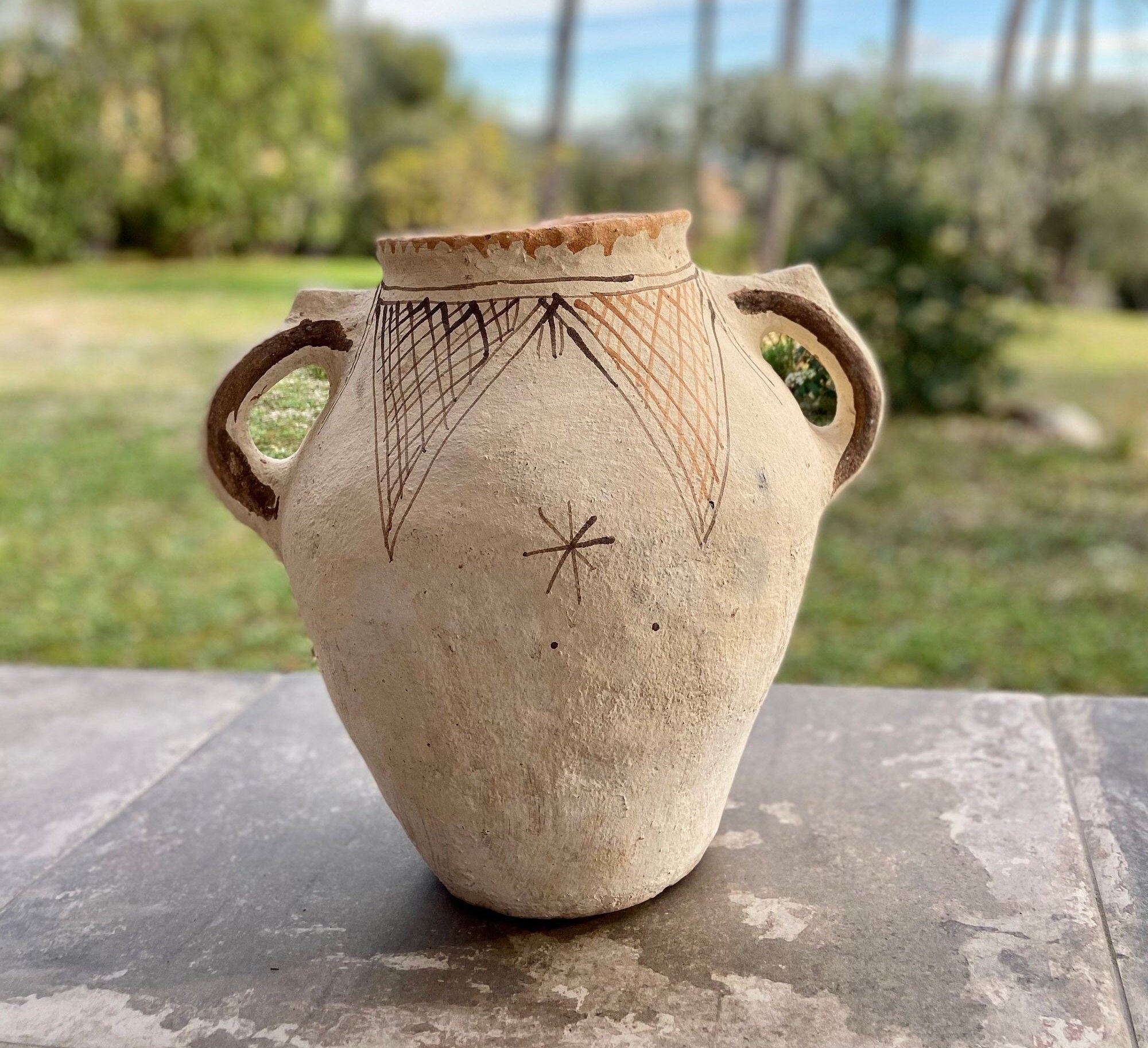 Jarre Berbère Poterie Du Rif, Poterie Traditionnelle Rif