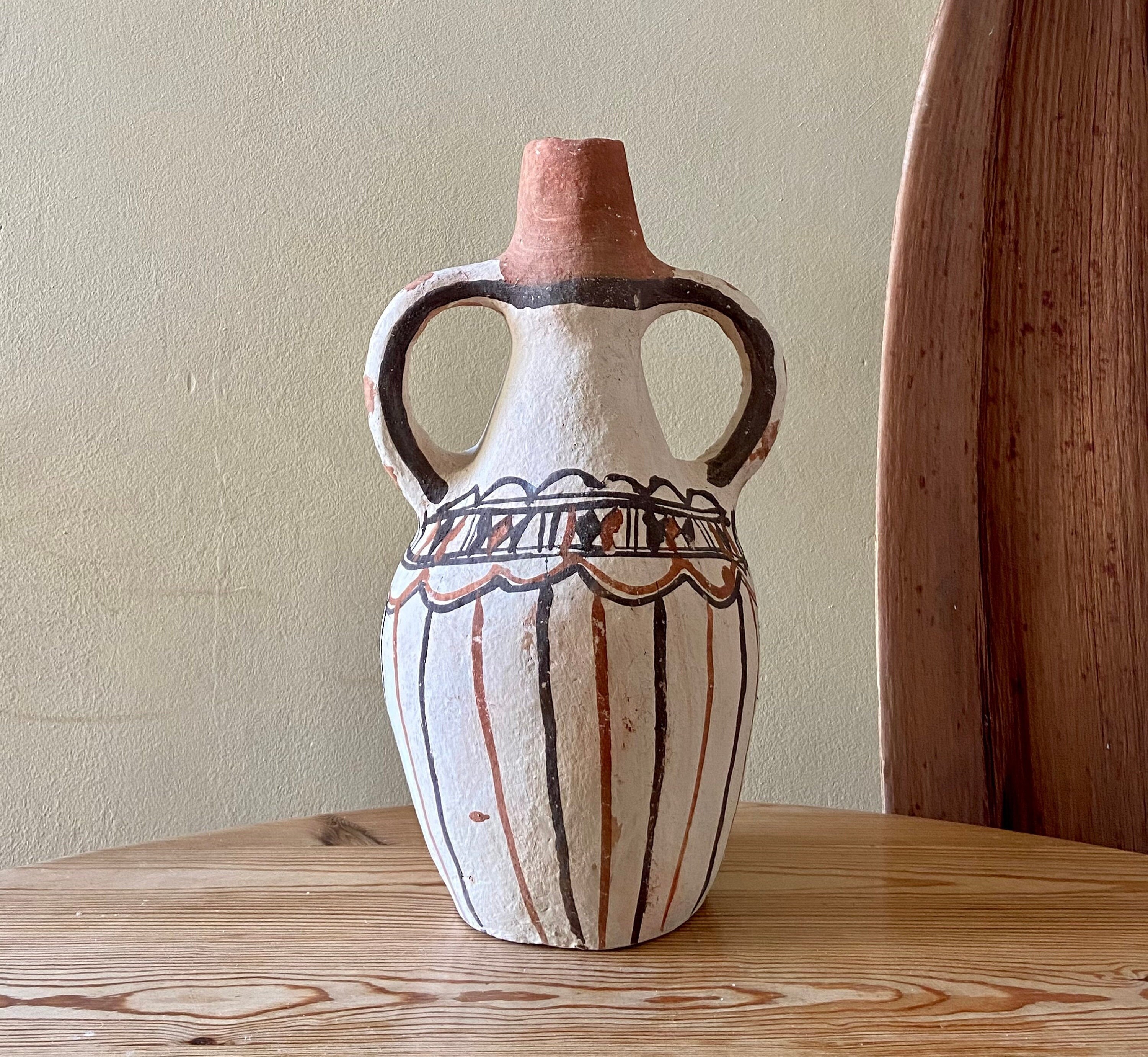 Vase Berbère Poterie Du Rif, Poterie Traditionnelle Rif