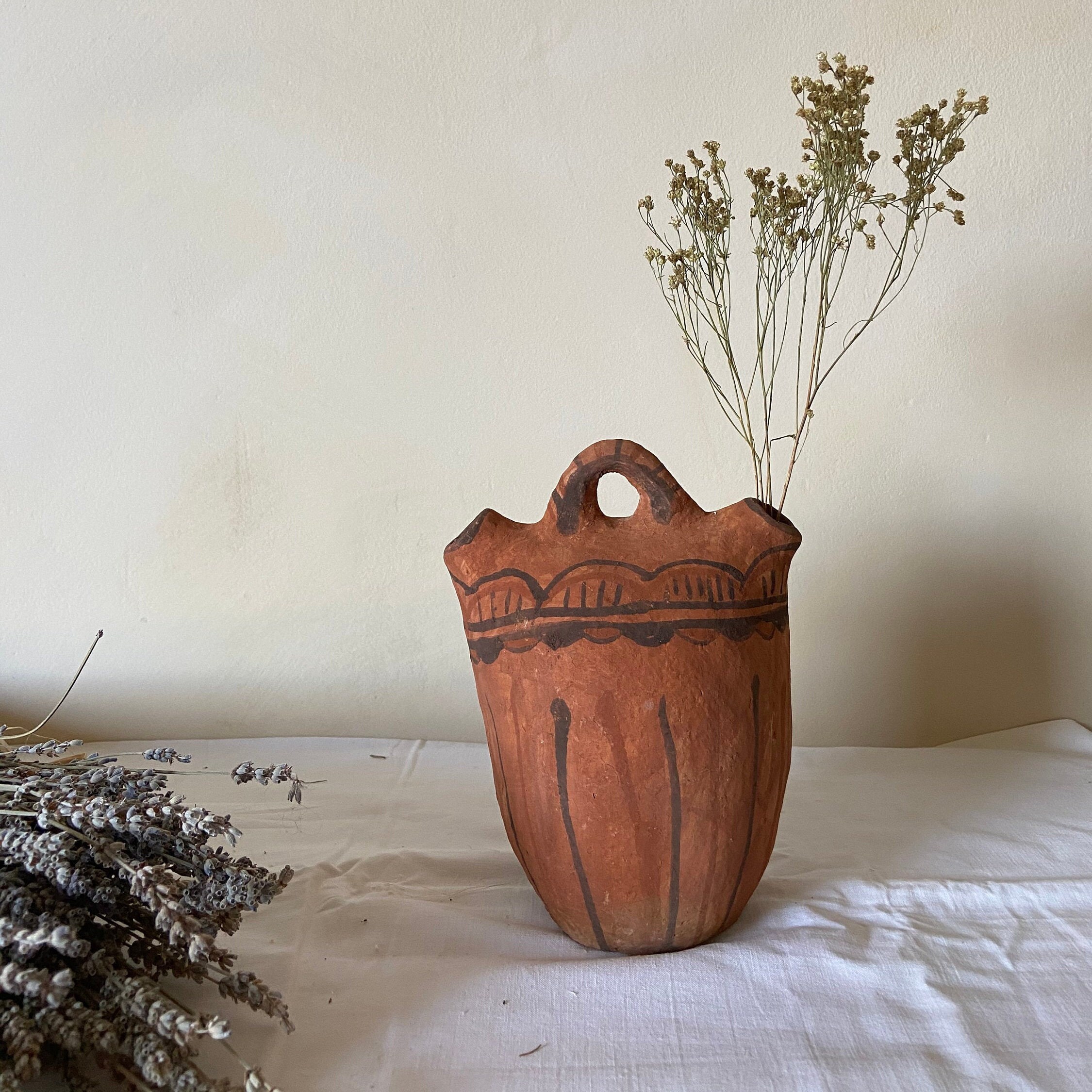 Vase Berbère Poterie Du Rif, Poterie Traditionnelle Rif