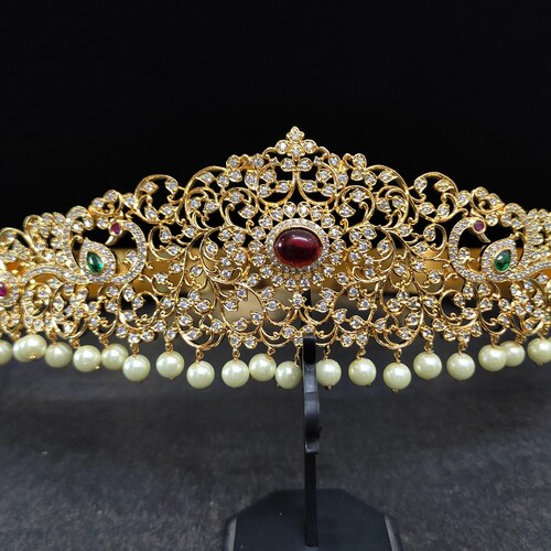 Indian Kundan Polki Belly Chain/antique 