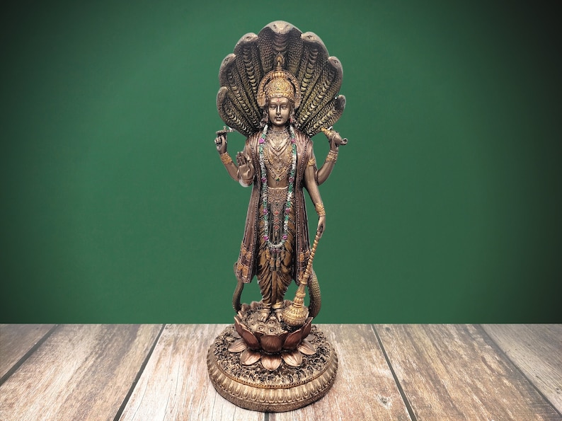 Vishnu Statue , Lord Vishnu Statue , Cultured Marble Vishnu Idol , God