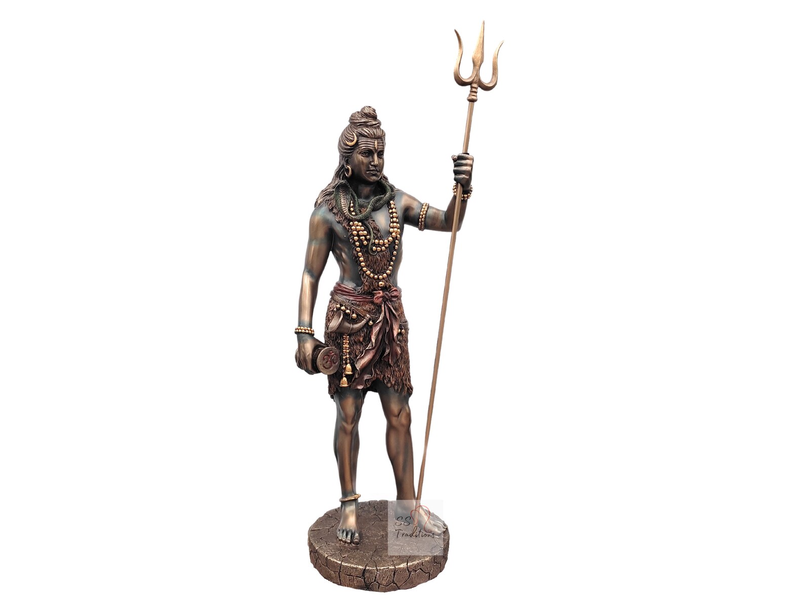Shiva Statue Big Lord Shiva With Bronze Finish for Altar and Etsy