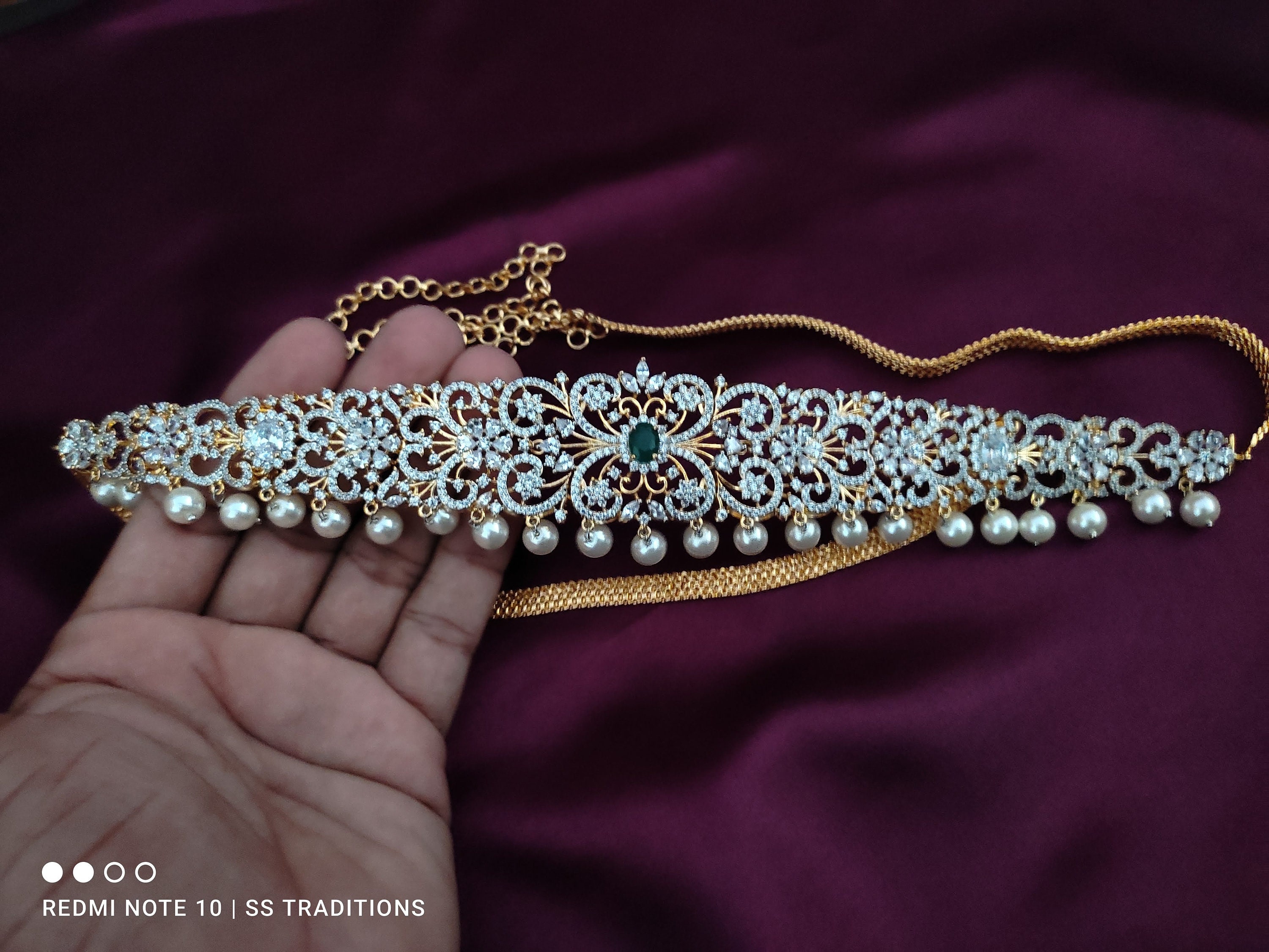1 Pc 24cm Imitation Pearl Bead Handle Short Long Handbag Purse Chain  Replacement 24cm Gold 