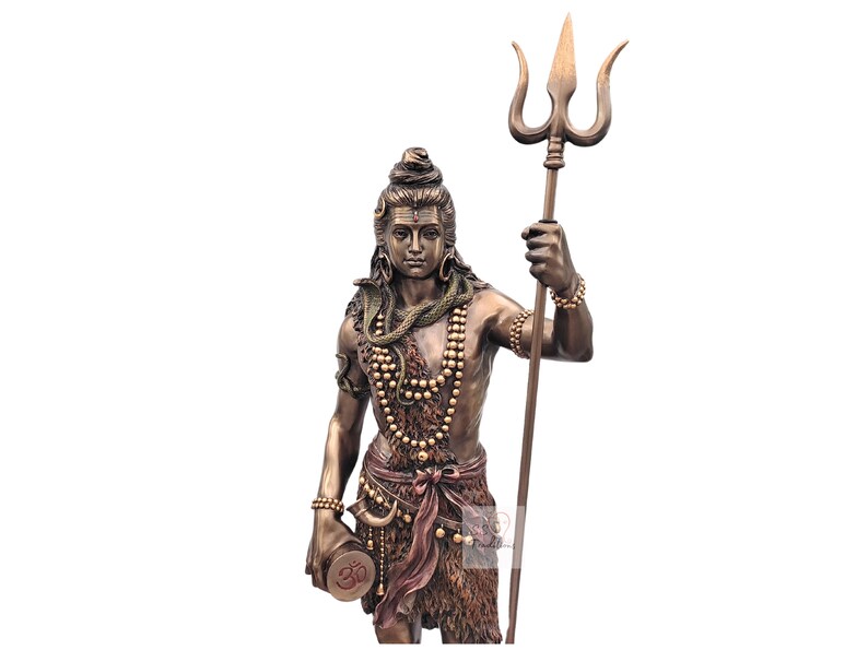 Shiva Statue Big Lord Shiva With Bronze Finish for Altar and Etsy