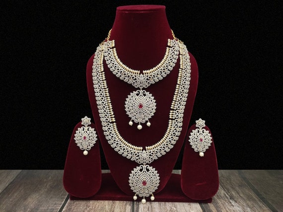 Diamond set for marriage best sale