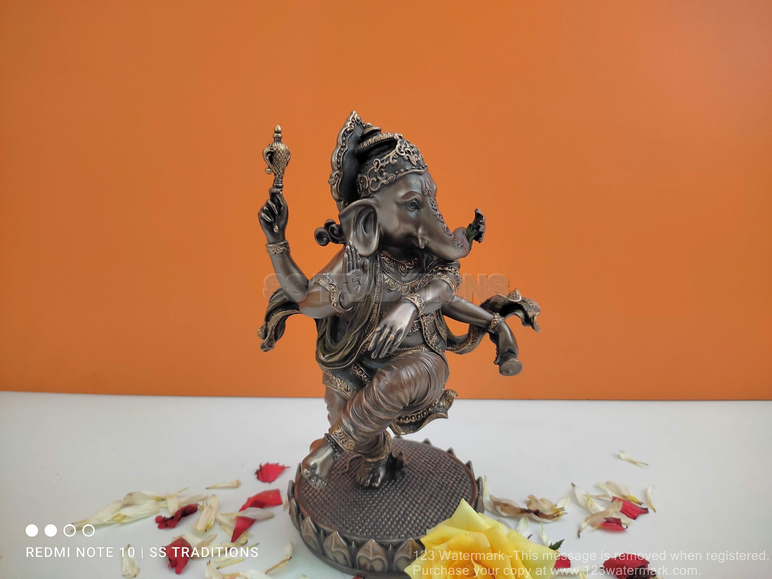 Lord Ganesha standing Ganesh Statue hindu Elephant God good Etsy