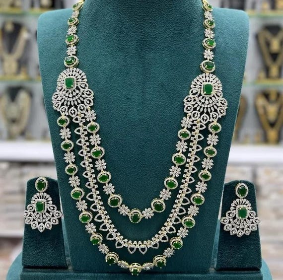 Collane Gioielli Mamma Della Sposa Collana Verde Donna Parure