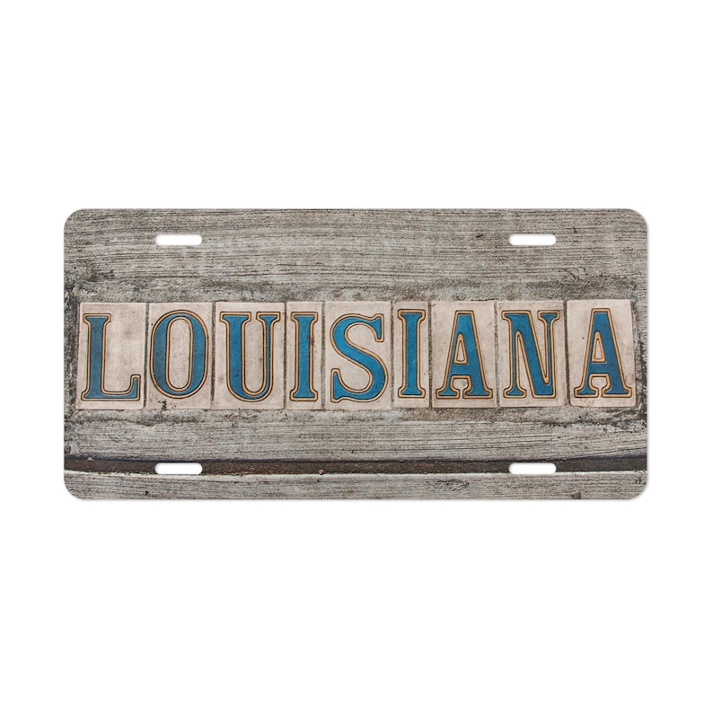 Louisiana License Plate, Car Accessories, Custom License Plate, Personalized Plate, Vehicle Decor, Vanity Plate, Front License Plate, Cars image 3