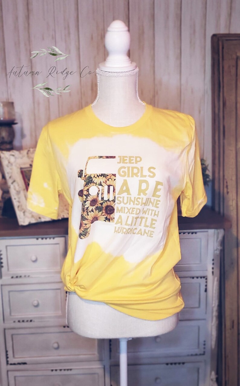 Sunflower Jeep t-shirt
