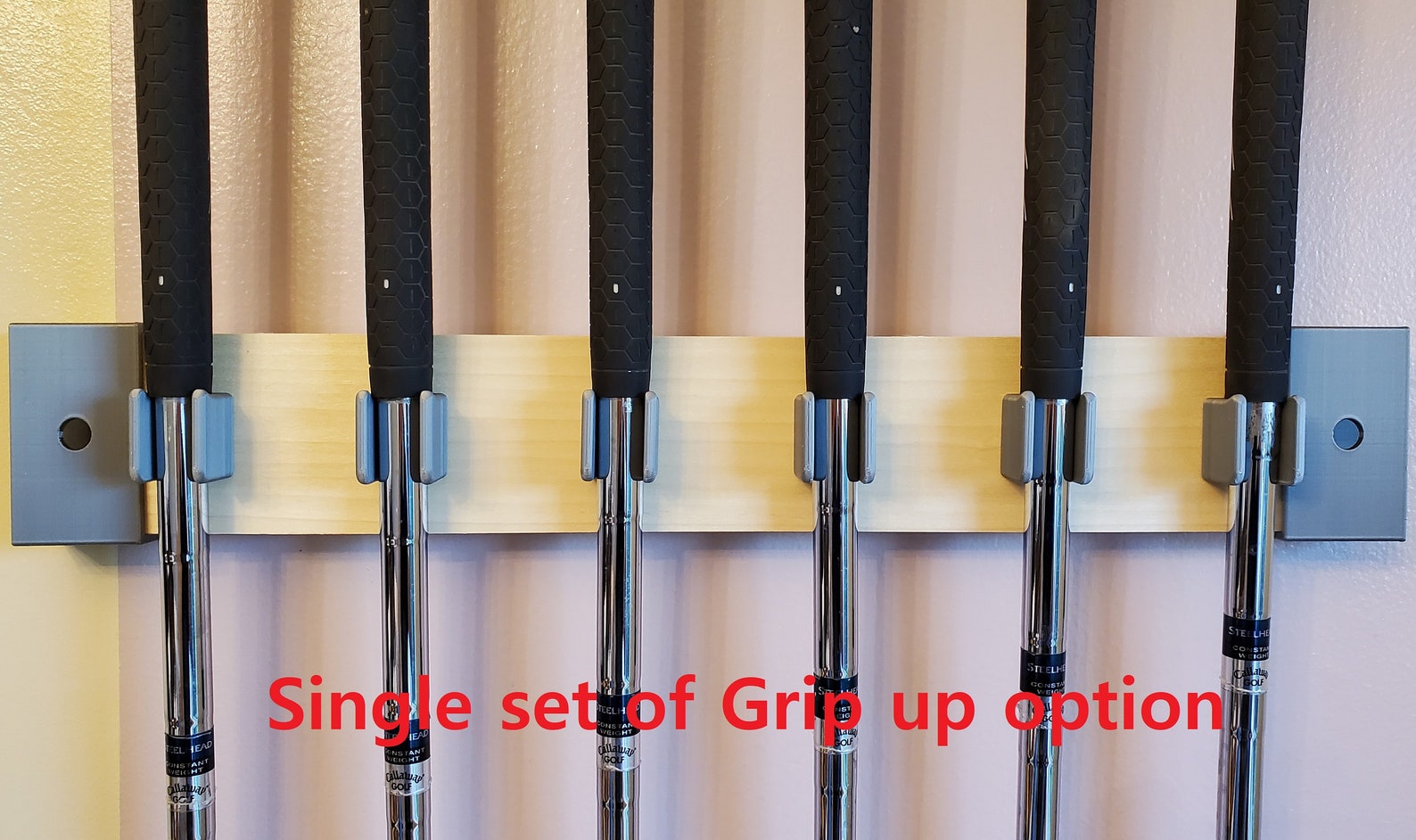 Golf Club Wall Display. Golf Club Rack. Golf Club Wall Holder. Etsy