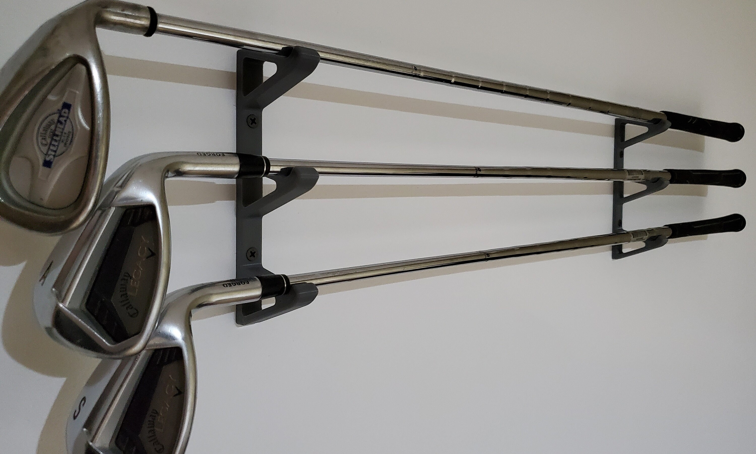 JINTECH3D 3 Golf Club Wall Mount. 3 Golf Club Wall Display. US Free Shipping Etsy