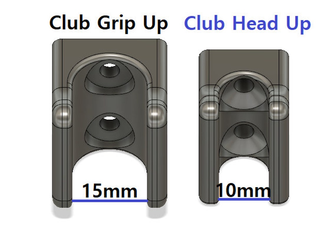 JINTECH3D Golf Club Wall Mount. Golf Club Wall Display. Golf Etsy