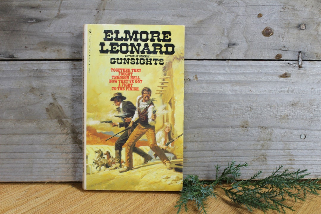 Gunsights by Elmore Leonard 1st Edition Paperback 1979 Etsy
