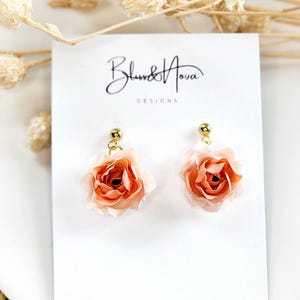 Floral earring collection/ Polymer clay earrings/ Handmade earrings/ Gifts for her/ Unique earrings