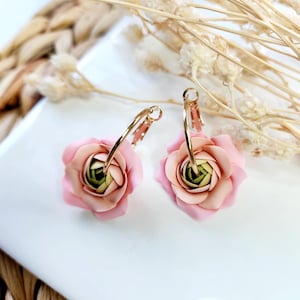 Floral earring collection/ Polymer clay earrings/ Handmade earrings/ Gifts for her/ Unique earrings