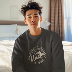 Uncle Sweatshirt, Cool Uncle Club Sweatshirt, Family Sweatshirt, Cool uncle Gift, Uncle Gift, Holiday Gift for Uncle, New Uncle Sweatshirt