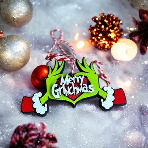up to 60% off Gifts Karymi Grinch Christmas Decorations Baubles Clear Decor  Tree Ornament Christmas Ball Fillable Transparent 