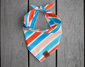 Bark Harbor Dog Bandana | Summer Bandana | Beach Bandana | Tie-on Bandana