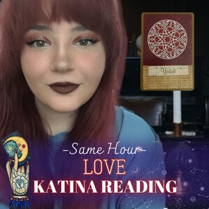 Echte Katina Liefdeslezing, Lezen op hetzelfde uur Tweelingvlamlezing, lezen op medium met Katina-kaarten, lezing van paranormale liefde, Katina Tarotlezing