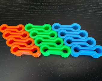 Train Track Connectors for Wooden Train Track (Brio IKEA BigJigs compatible)