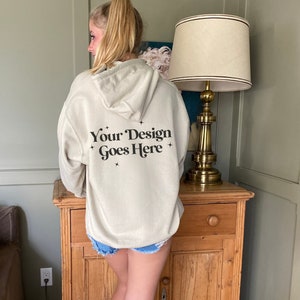 Sand Hoodie Mockup, Light Academia, Neutral Mockup, Hoodie Mockup, Oversized Hoodie, Dark Academia Apparel Mockup Mockup Bundle Hoodie Blank