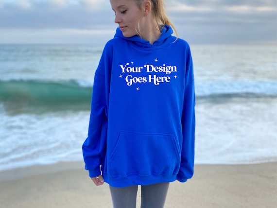 Royal Blue Mockup, Sweatshirt Mockup, Hoodie Mockup, Gildan 18500 Mockup,  Gildan Mockup, Hoodie Blank, Apparel Mockup, Gildan Back Mockup 