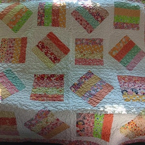 Baby quilt - topsy-turvy